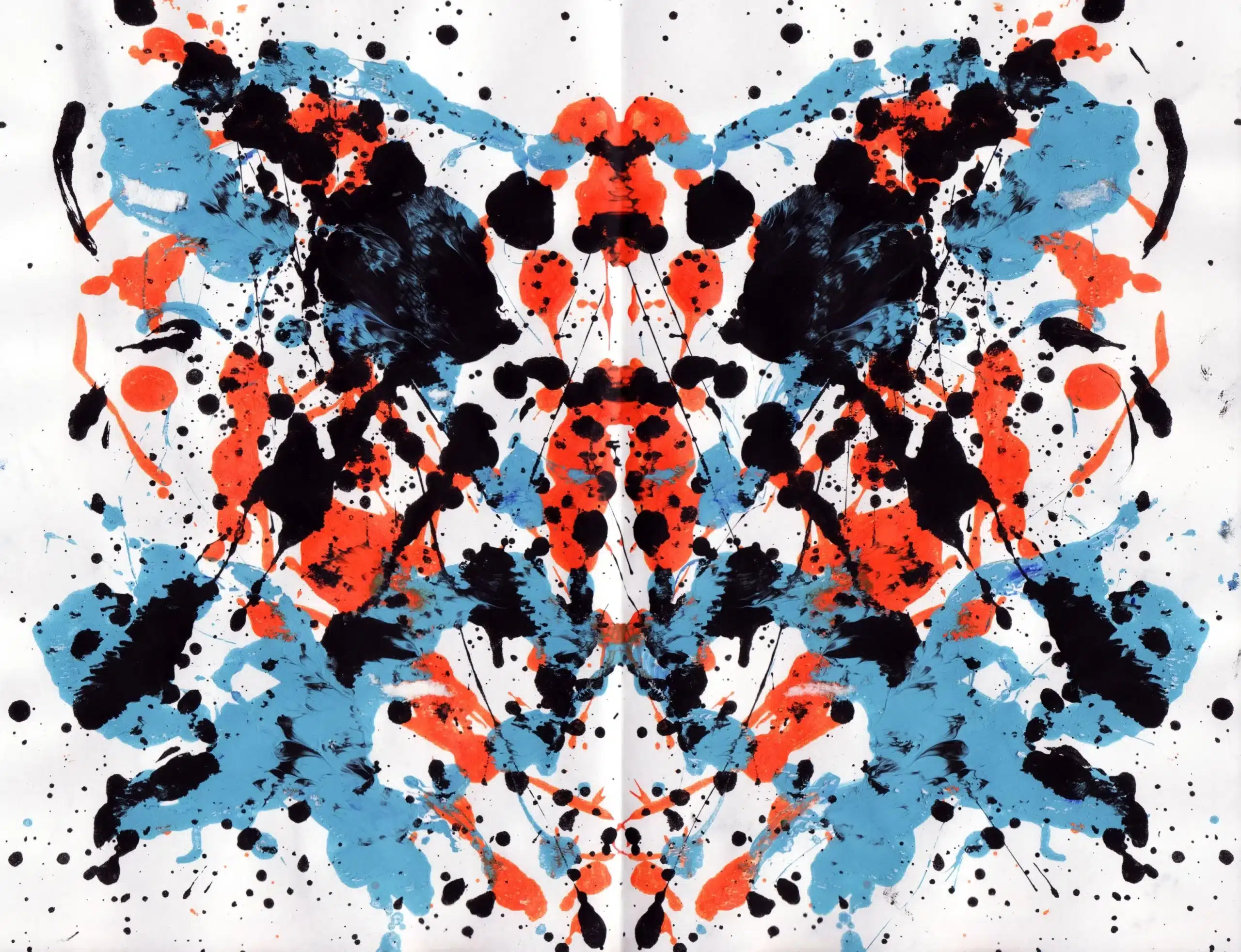 image de taches d'encre colorées
