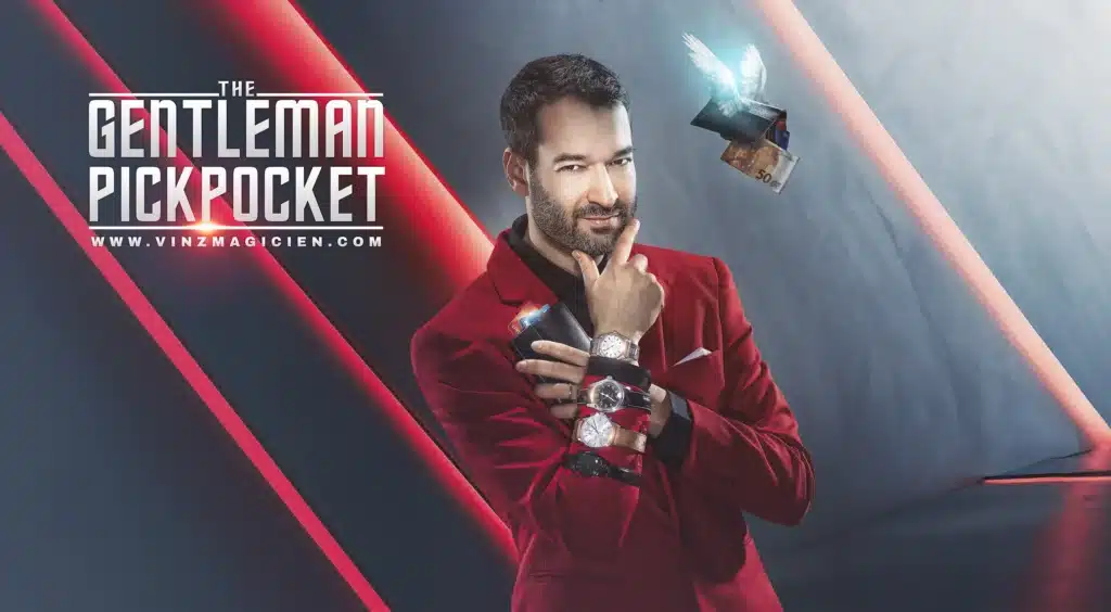 Vinz pickpocket artistique pour événements d'entreprises