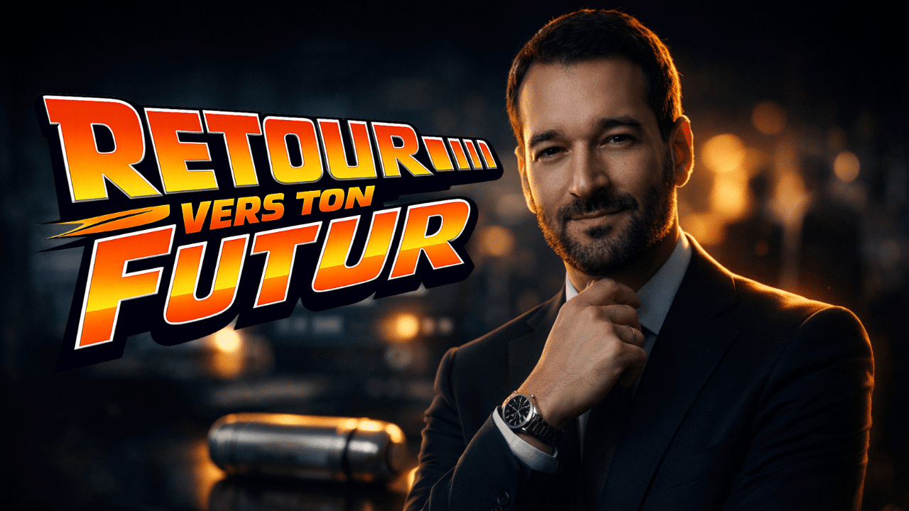 Couverture de l'épisode de podcast "Retour vers ton futur" — méthode capsule temporelle pour atteindre ses objectifs